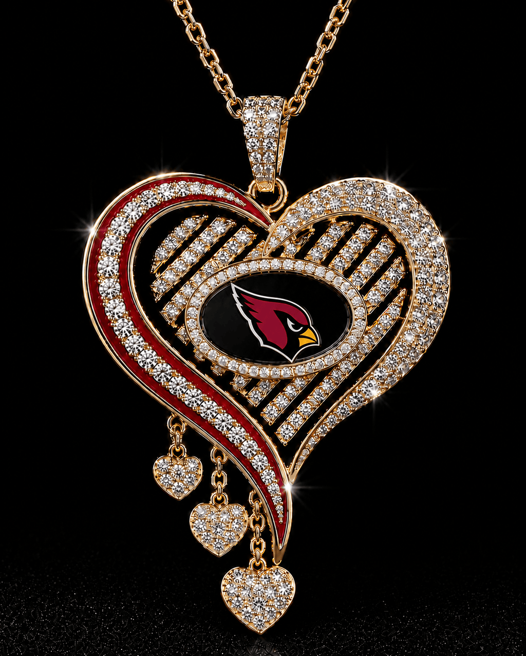 ARCD Solid Gold Chain with Diamond Pendant TMH