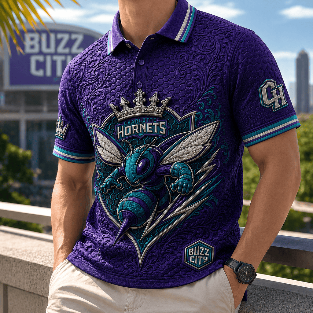 PREMIUM CLH EMBOSS POLO SHIRT DBD