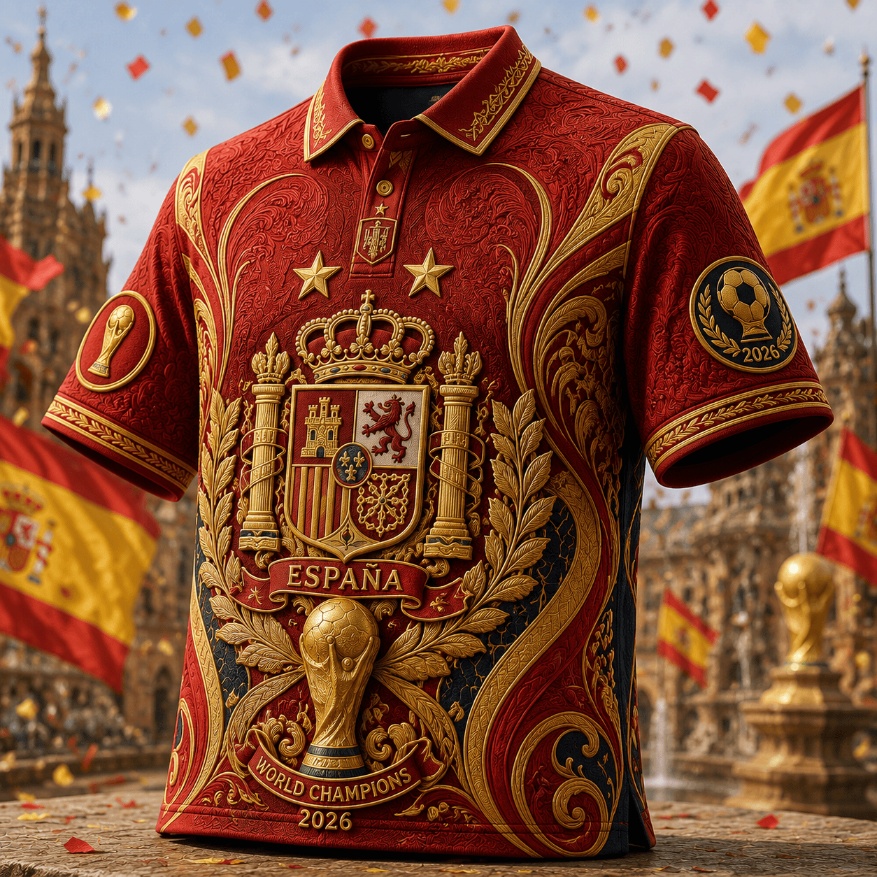 PREMIUM ESP EMBOSS POLO SHIRT HQH