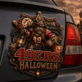 SF49 Premium Halloween 3D Car Name Badge TNSM