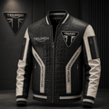 Premium TRI Leather Zipper Jacket TNSM