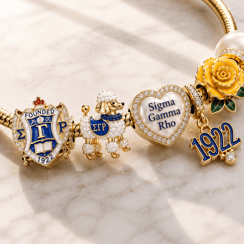 SGRO Gold Charm Bracelet Set BMD