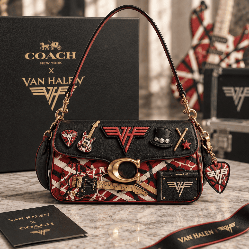 Premium VHL Coach Shoulder Cross With Charm LNTH